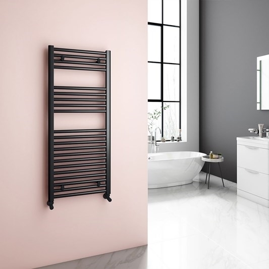 STANDARD KUPAONSKI RADIJATOR RAVNI 1315x500 / 993 W MATT CRNI